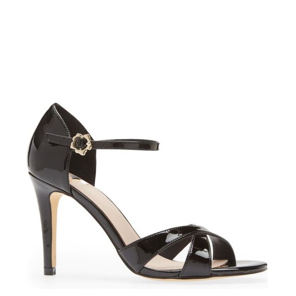 Bashwood Handmade Black Patent Leather Sandals